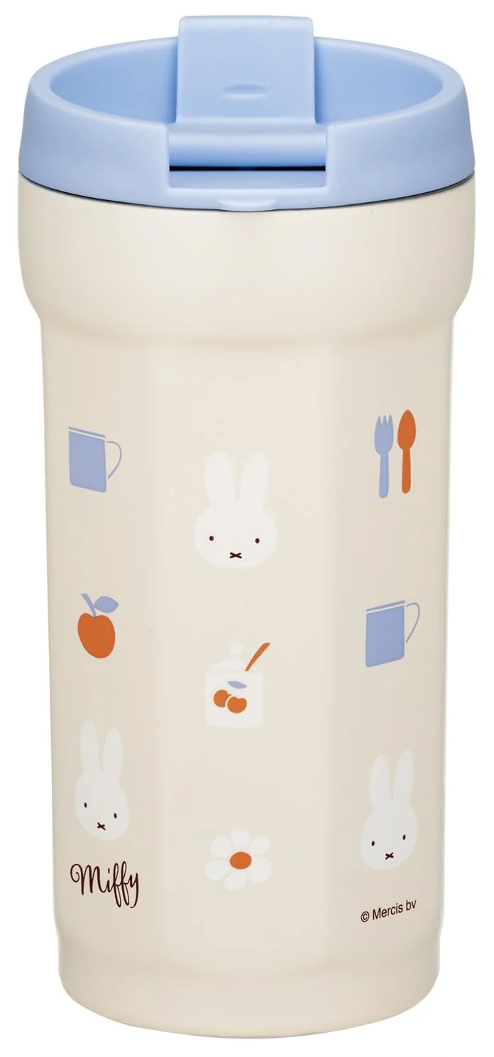 Skater 350ml Octagonal Stainless Steel Insulated Tumbler with Lid Miffy Design