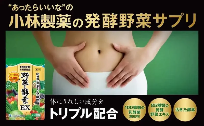 Kobayashi Pharmaceutical Vegetables and Enzyme EX Dietary Supplement