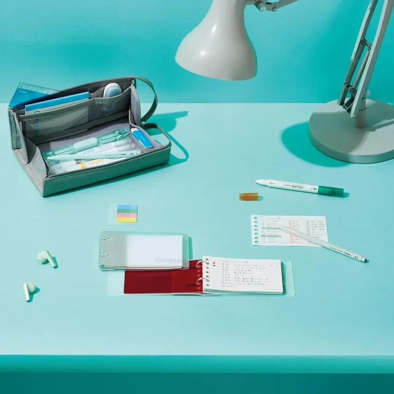Kokuyo Campus Pen Pouch with Tray for Visible Contents
