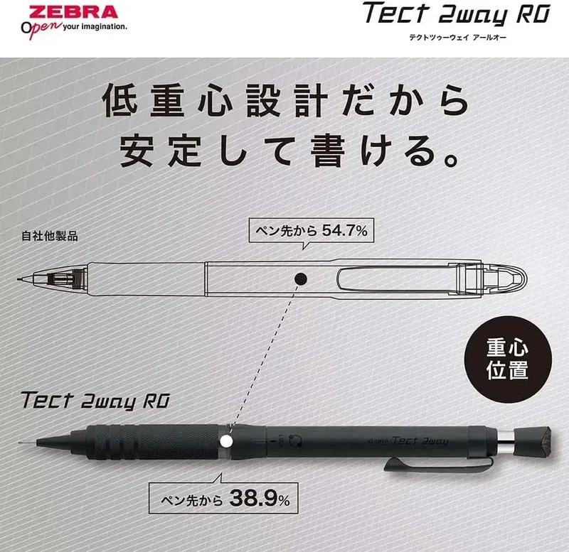 Zebra Pen P-MA141 Tect 2-Way 0.5mm Drafting Mechanical Pencil