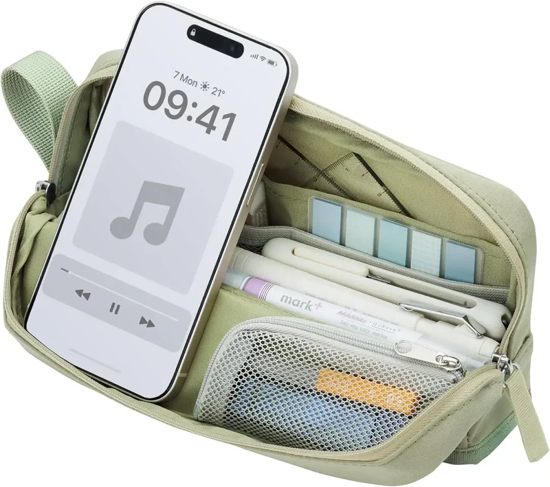 Kokuyo Kabako Spacious Pen Tool Organizer Pencil Pouch