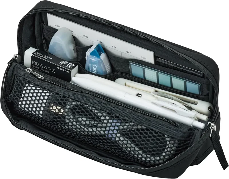 Kokuyo Kabako Spacious Pen Tool Organizer Pencil Pouch