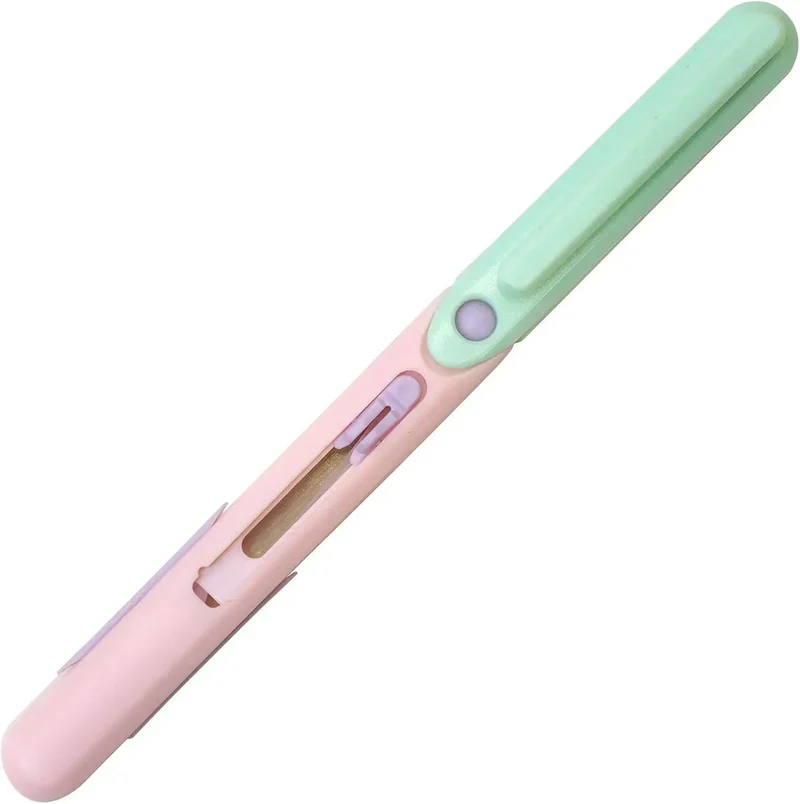 Raymay Fujii SH706M Ambidextrous Compact Pen Scissors Green Blue