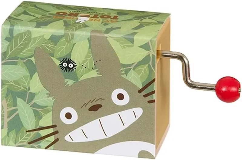 Sekiguchi My Neighbor Totoro Hand Winding Music Box Leaf Design