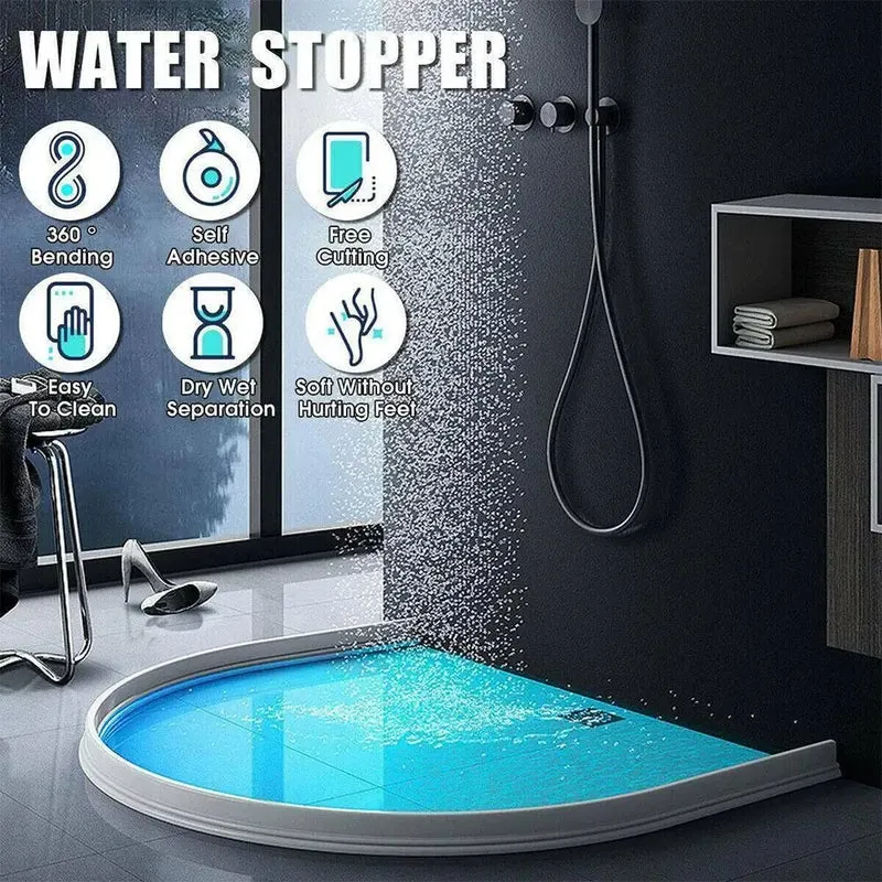 WaterStop Shower Barrier - Silikondichtung für ein trockenes Badezimmer