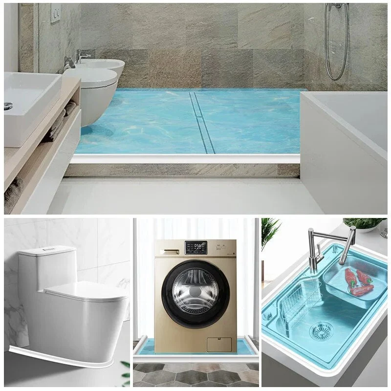 WaterStop Shower Barrier - Silikondichtung für ein trockenes Badezimmer