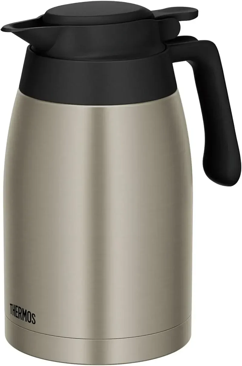 Thermos Stainless Steel Insulated Pitcher, Dishwasher Safe, 1.5L