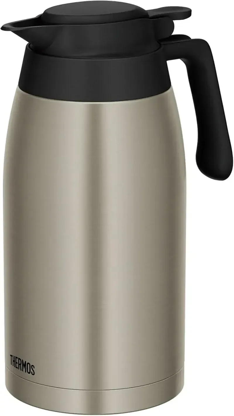 Thermos Stainless Steel Insulated Pitcher, Dishwasher Safe, 1.5L
