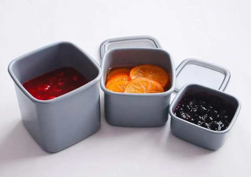 Noda Horo GS-L Enameled Heat-Proof Food Storage 1.2L with Lid