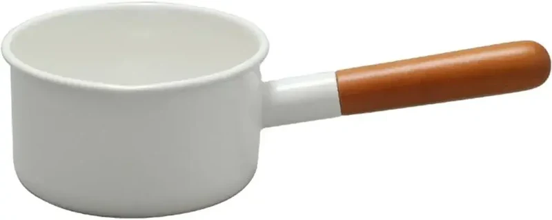 Noda Horo Enamel Double Handle Casserole 1.1L for Induction & Gas