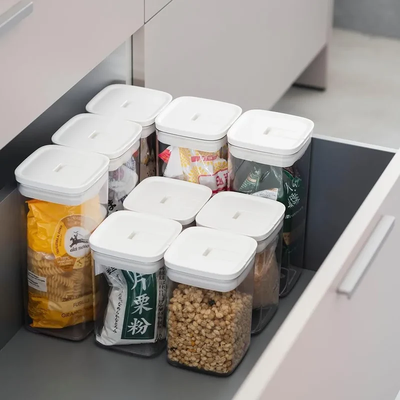 Keyuca Small Airtight Lever Canister - Kitchen Storage