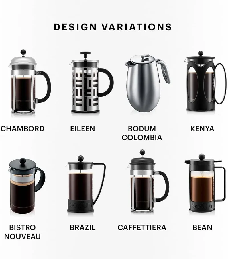 Bodum Kenya Coffee Maker - French Press, 0.5L, Stainless Steel