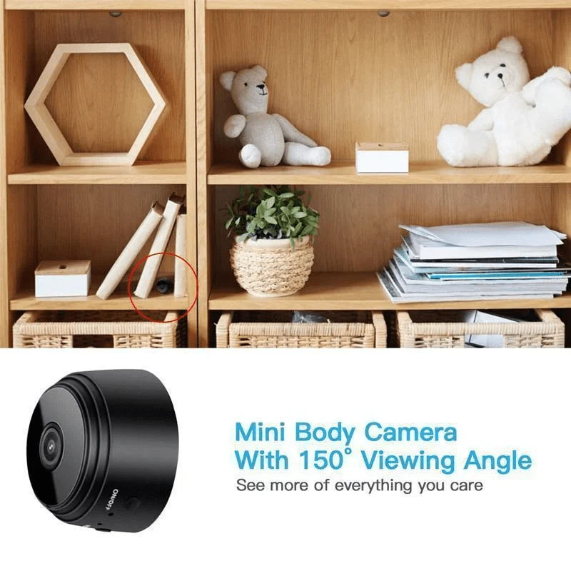 Miniansicht Kamera – 1080p Mini Kamera Mit Nachtsicht & App-Steuerung