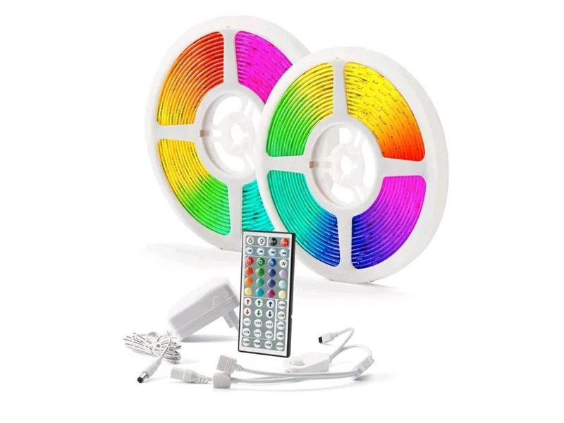 LED Bandlicht Set 26W 2X5 M mit Fernbedienung