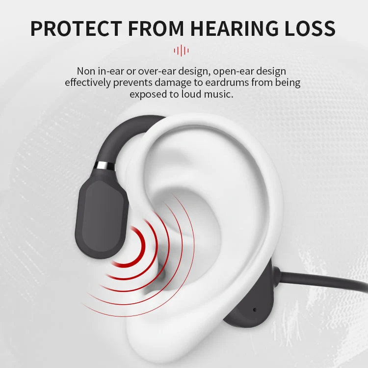 Bone Conduction Sportkopfhörer – Kabellos, Leicht & IP67 Wasserbeständig