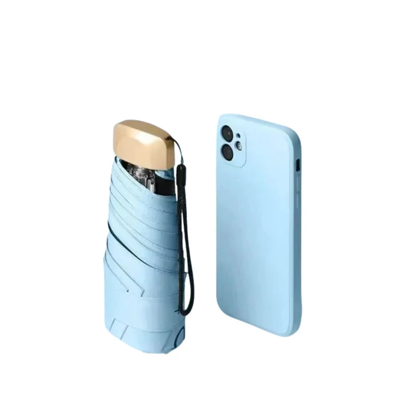 SkyLite – Mini-Reiseschirm UV-Schutz Wind- & Wasserdicht