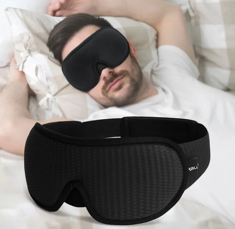 Bolendo Premium Schlafmaske – Luxuriöse Lichtblockierung für erholsamen Schlaf