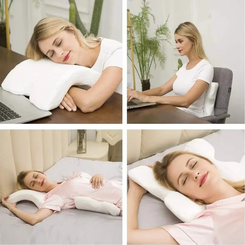Bolendo SleepWell – Ergonomisches Kopfkissen für Seitenschläfer mit Memory Foam