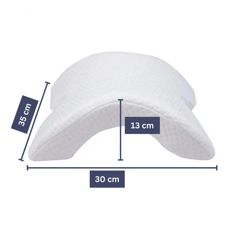 Bolendo SleepWell – Ergonomisches Kopfkissen für Seitenschläfer mit Memory Foam