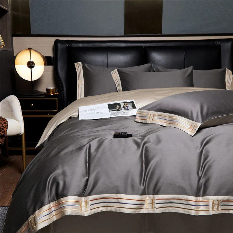 Luxus-Satin-Bettwäsche 4-teiliges Set - OpulenceSleep
