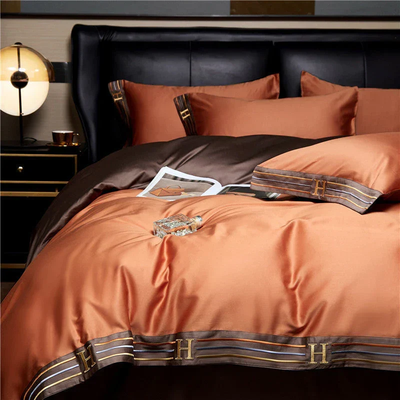 Luxus-Satin-Bettwäsche 4-teiliges Set - OpulenceSleep