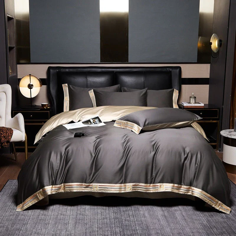 Luxus-Satin-Bettwäsche 4-teiliges Set - OpulenceSleep