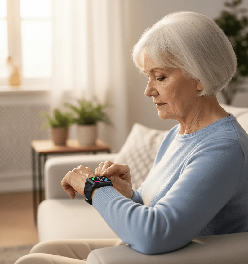 LIVETRACK – Smartwatch für Senioren mit Standortfreigabe & SOS-Funktion