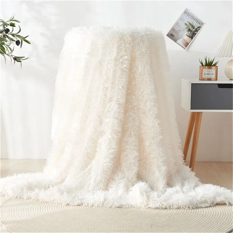 MOUSILK – Kuschelige Kunstfelldecke Mit Seidigem Griff & Elegantem Fall