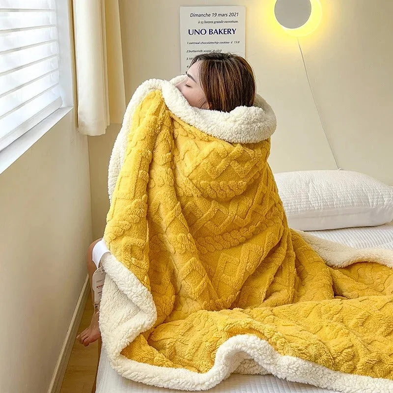Winterdecke Extra Weich | Kuschelige Wohndecke Für Sofa Und Bett