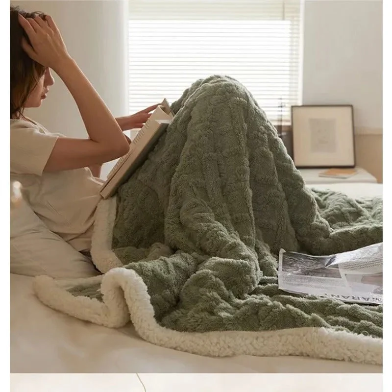 Winterdecke Extra Weich | Kuschelige Wohndecke Für Sofa Und Bett