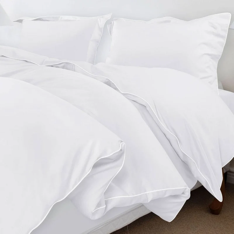 Velurest Bettwäsche-Satz 500TC | Luxuriöse Baumwolle | Edler Bettbezug mit Kissenhüllen | Hotelqualität für erholsamen Schlaf