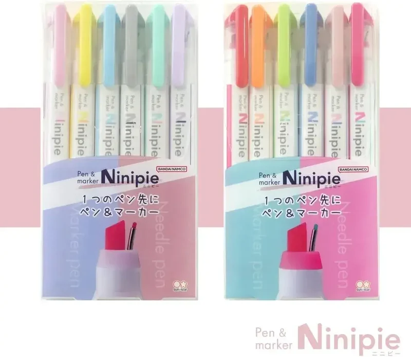 Sun-Star Water-Based Pen Markers Stationery Set 6 Piece