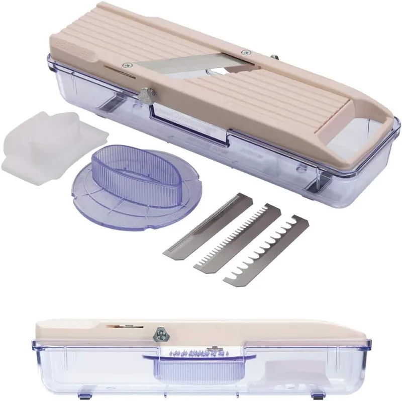 Benriner Vegetable Cooker Deluxe Set Ivory All-Purpose 10-DX-I