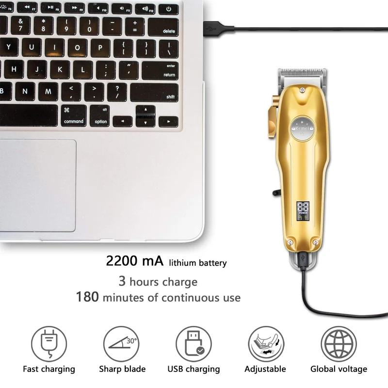 Haartrimmer Set 3-in-1 – Präzisionstrimmer mit T-Blade & Rasierer