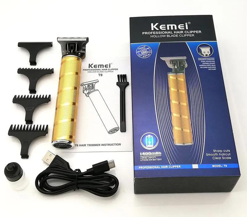Haartrimmer Set 3-in-1 – Präzisionstrimmer mit T-Blade & Rasierer