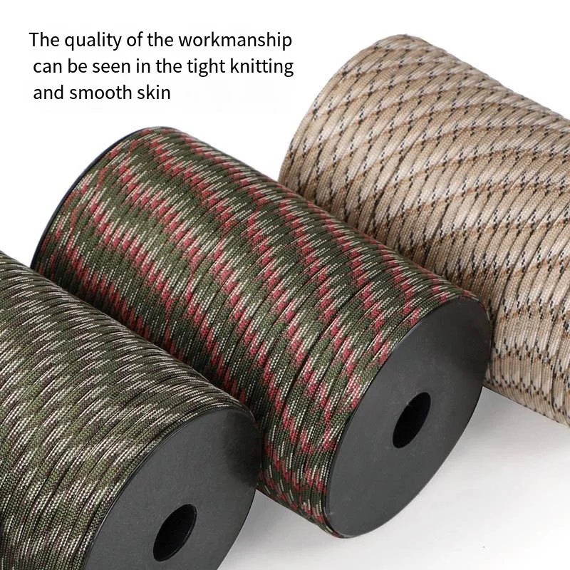 Paracord Seil 100 m – Robustes Outdoorseil für Camping und Handwerk