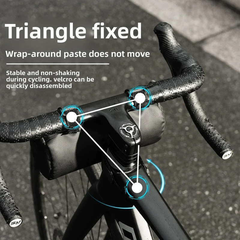 Fahrradtasche – Wasserabweisendes Design mit 2L Stauraum