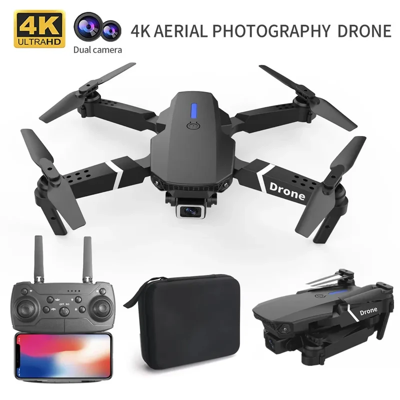 AeroFlex – E88 Drohne 4K Kamera, WiFi FPV, faltbar & stabiler Flug