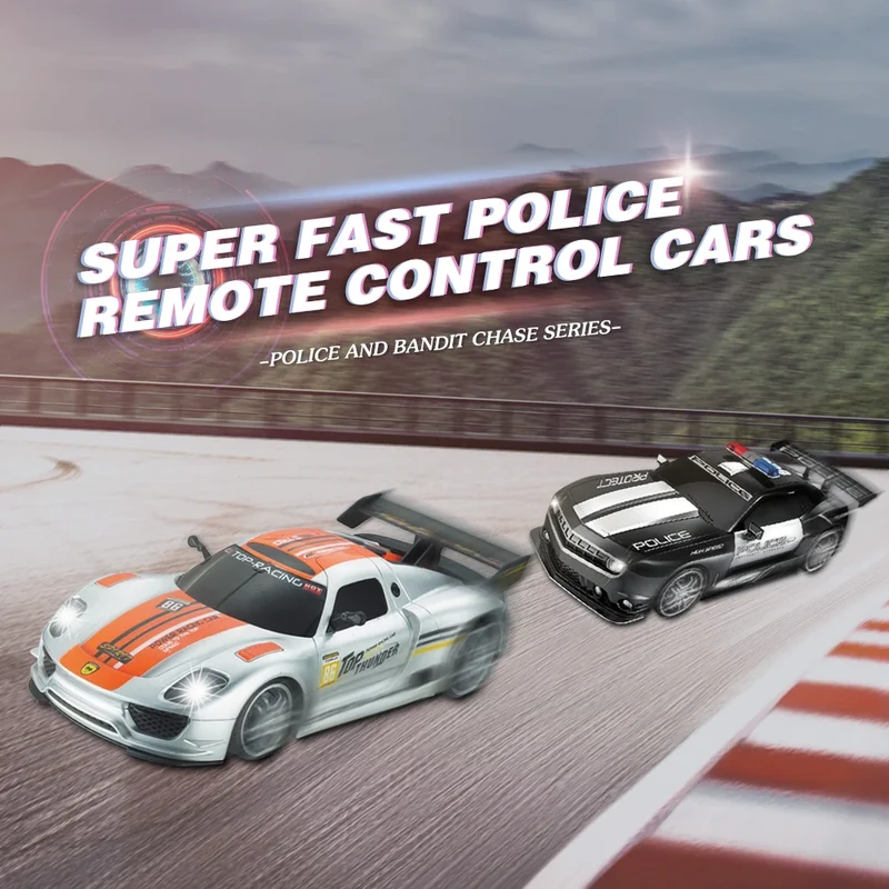 SpeedMax – RC Polizei Auto 1:12 mit LED & 2,4 GHz Fernbedienung