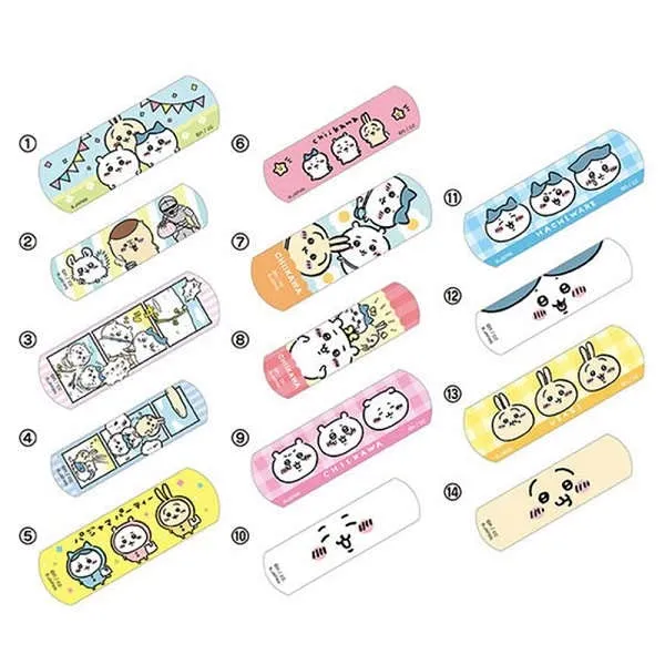 Bandai First Aid Bandage Chiikawa for Ages 3 and Up Durable Protection