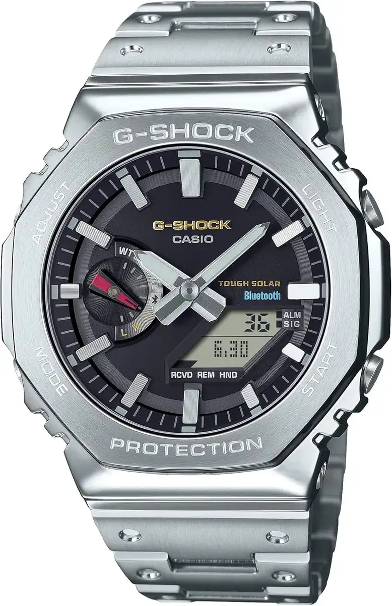 G-SHOCK GM-B2100 Classic Gold Wristwatch with Bracelet Band
