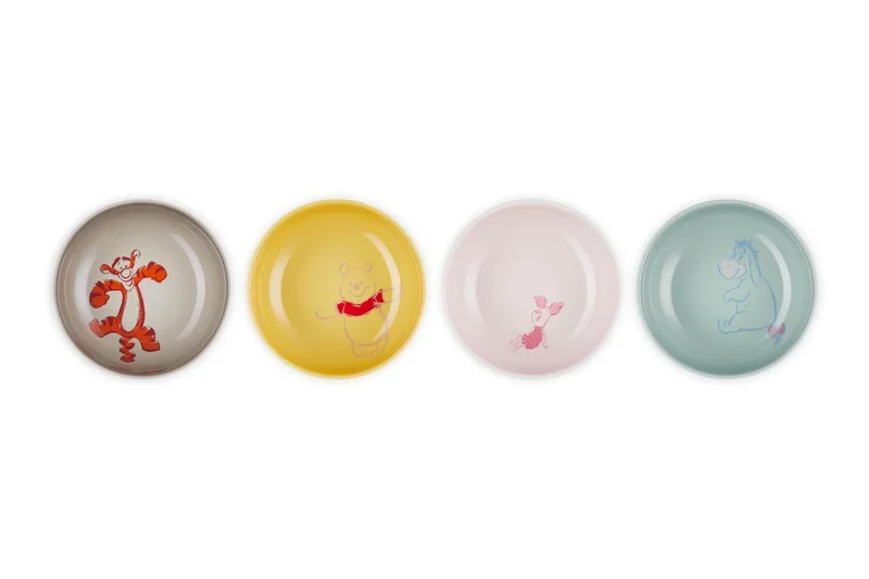 Le Creuset Disney Winnie The Pooh Dish Set 13cm Pack of 4 Official Japan