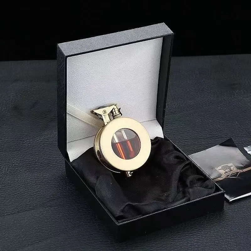 Flametrack – Retro Metall Kerosin Feuerzeug Im Kompakten Vintage-Design