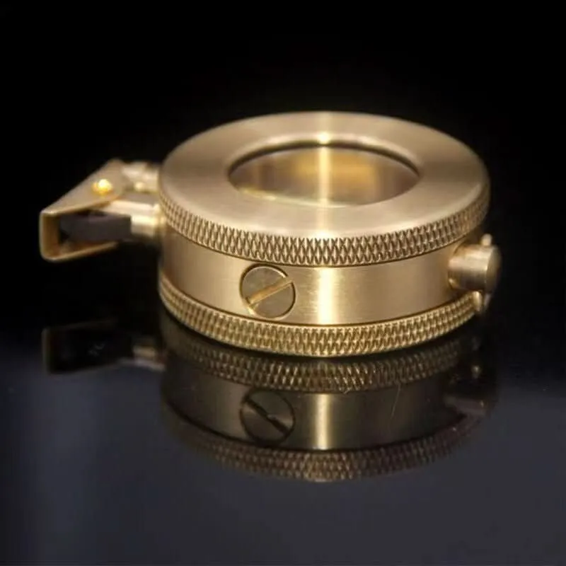 Flametrack – Retro Metall Kerosin Feuerzeug Im Kompakten Vintage-Design