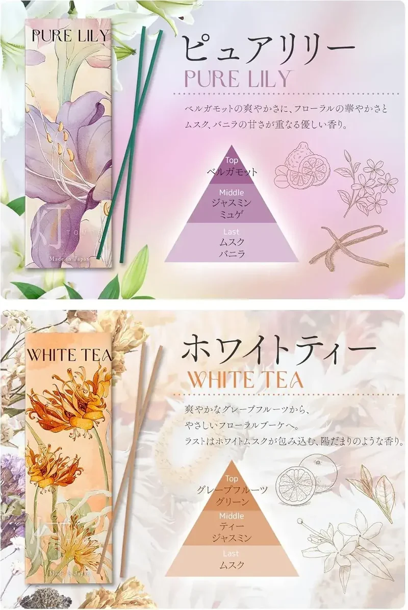 Vectill Pleasant Scent Aromatherapy Incense Gift Set for Relaxation