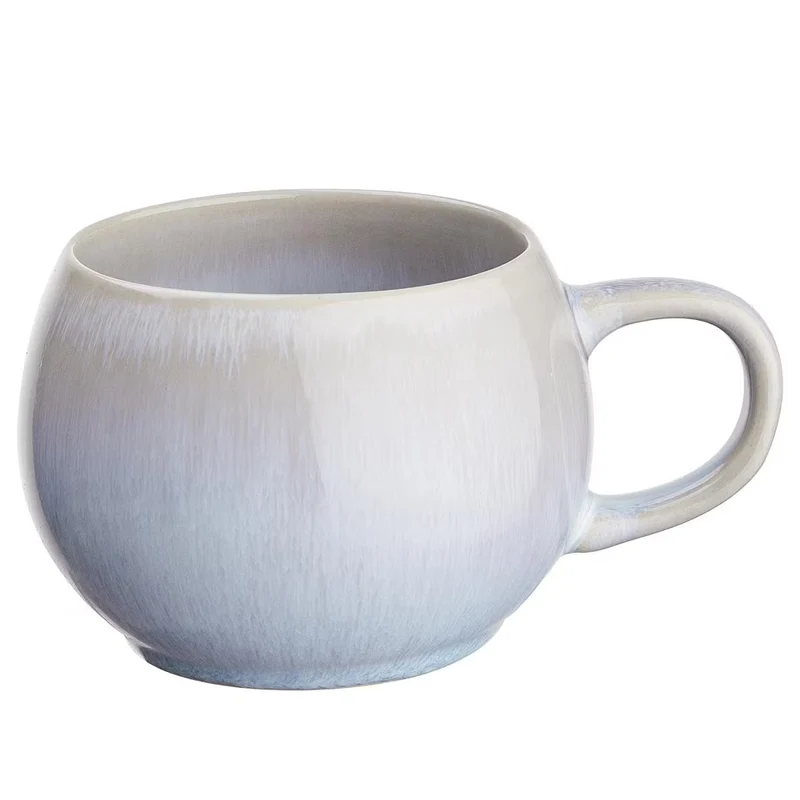 COTTAGE Becher-Set 4er – Steinzeug-Kaffeebecher mit reaktiver Glasur