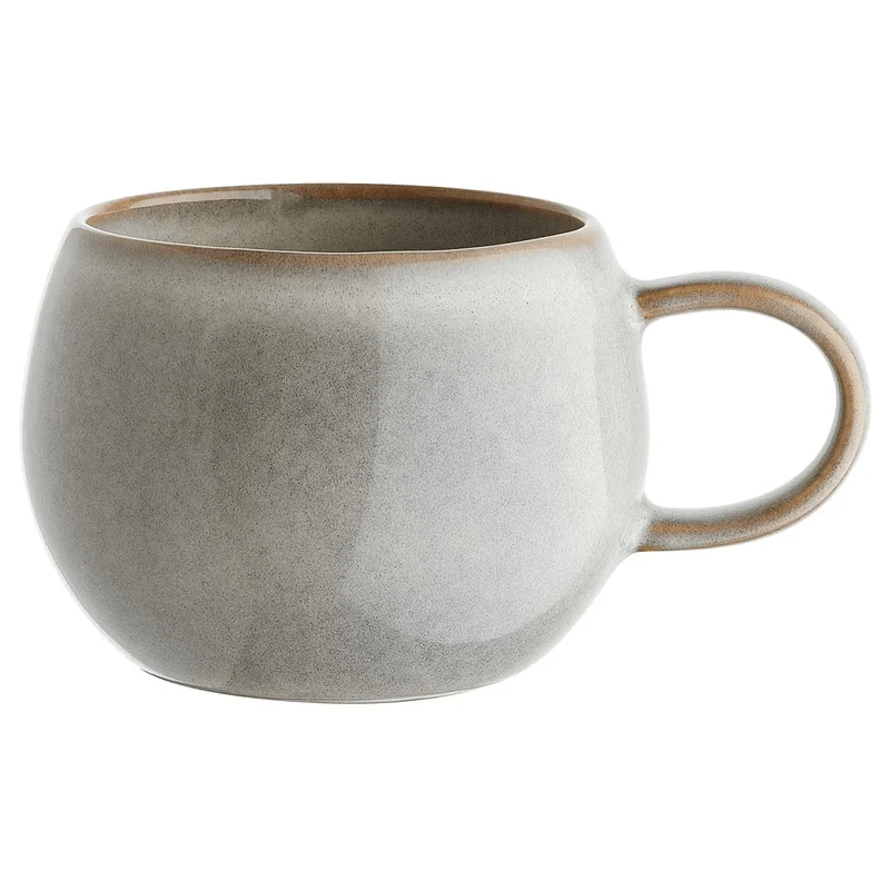 COTTAGE Becher-Set 4er – Steinzeug-Kaffeebecher mit reaktiver Glasur