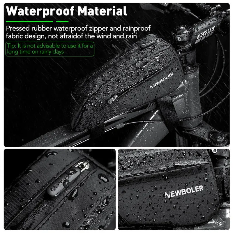 Wasserdichte Fahrradtasche – Reflektierendes Design mit 1,2L Stauraum