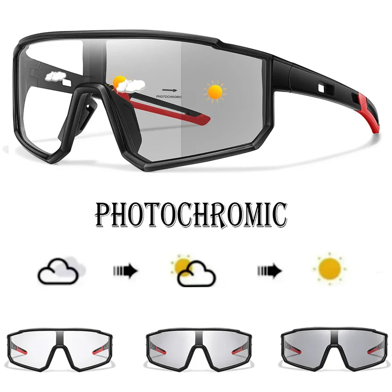 Sport Sonnenbrille – Selbsttönende Gläser mit UV-Schutz & Leichtem Rahmen