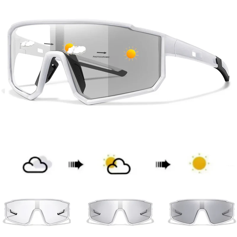 Sport Sonnenbrille – Selbsttönende Gläser mit UV-Schutz & Leichtem Rahmen